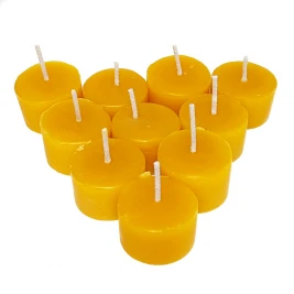 Natural Beeswax Tea Light Candle