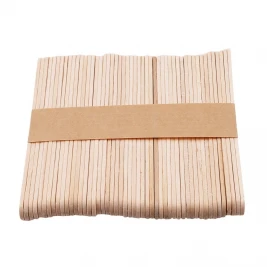 Natural Wooden Popsicle Sticks, 50Pcs/Set