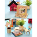 Natural Wooden Popsicle Sticks, 50Pcs/Set