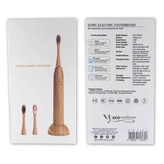 Bamboo Sonic Electric Toothbrush