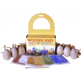 Wooden Eggs Craft Kit