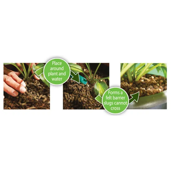Organic Slug and Snail Wool Repellets, 2.5 litre, Slug No More
