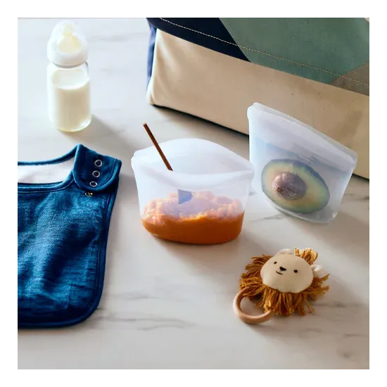 Reusable Silicone Food Storage Bowl