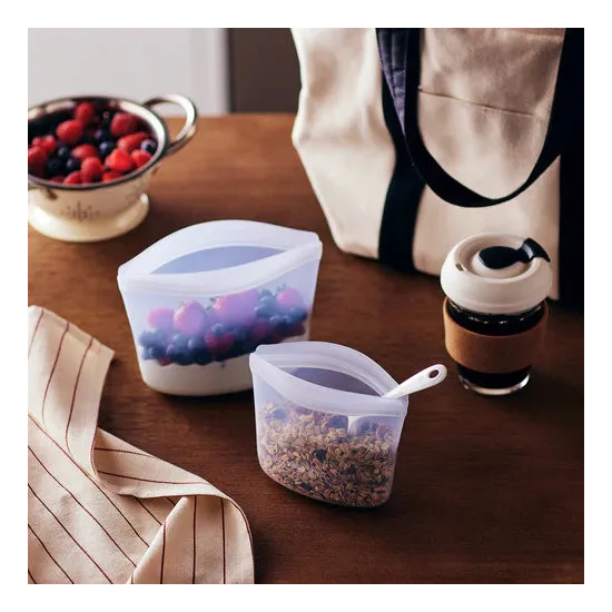 Reusable Silicone Food Storage Bowl