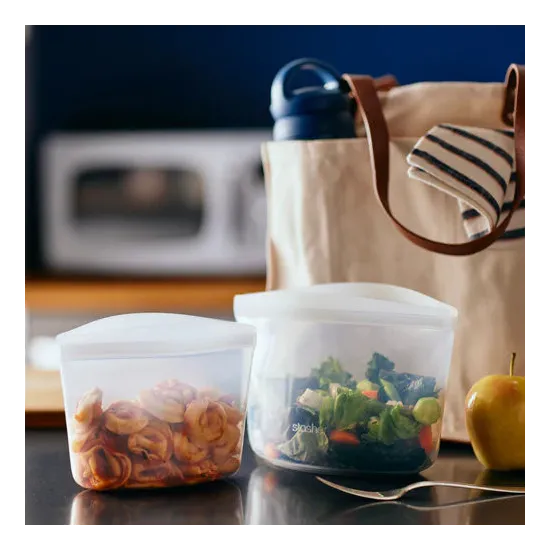 Reusable Silicone Food Storage Bowl