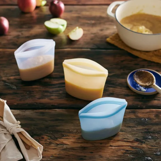 Reusable Silicone Food Storage Bowl