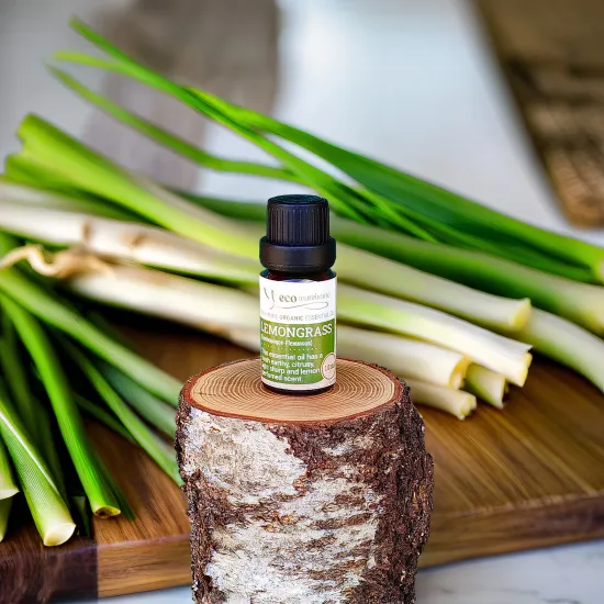 Organic Essential Lemongrass Oil, 10ml