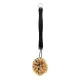 Bamboo Dish Brush, Black, with Sisal Fibre Bristles, 40mm