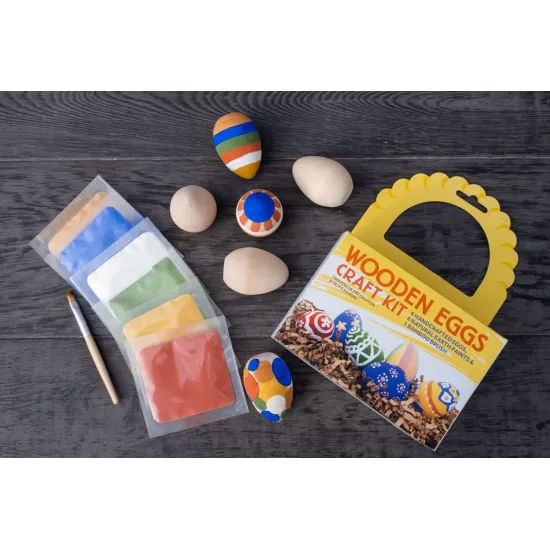 Wooden Eggs Craft Kit