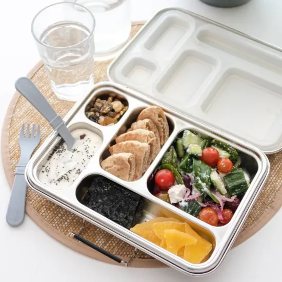 Bento Lunchbox, Leakproof Stainless Steel