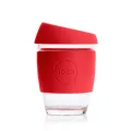 Reusable Glass Coffee Cup, 12oz
