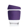 Reusable Glass Coffee Cup, 12oz