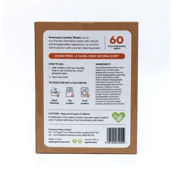 Laundry Detergent Sheets, Pack of 60