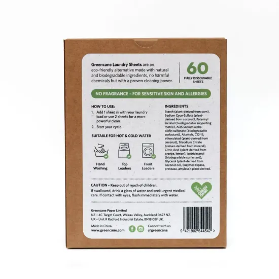 Laundry Detergent Sheets, Pack of 60