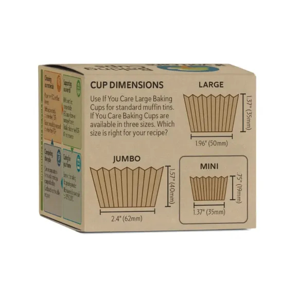 Eco-Friendly Mini Compostable Baking Cups for Guilt-Free Baking