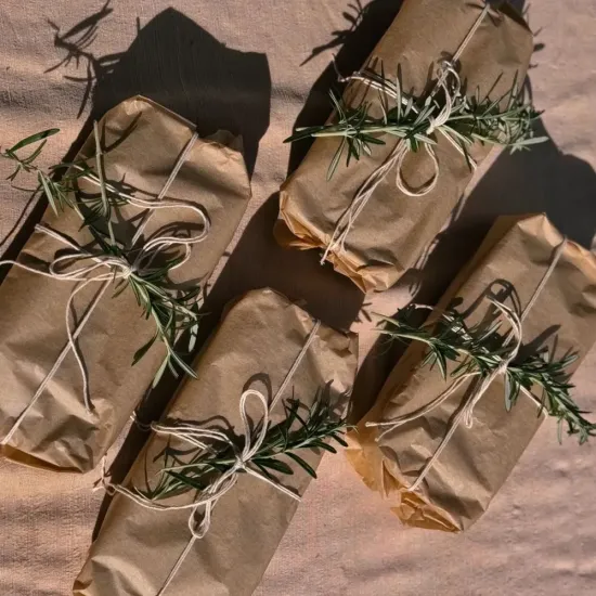 Unbleached Waxed Paper Roll - 23m for Eco-Friendly Use