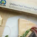 Unbleached Waxed Paper Roll - 23m for Eco-Friendly Use