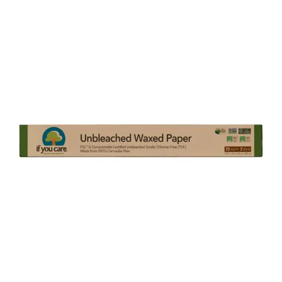 Unbleached Waxed Paper Roll - 23m for Eco-Friendly Use
