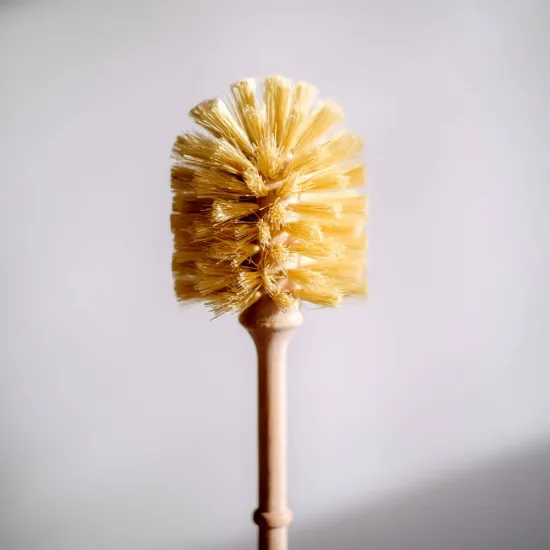 Eco-Friendly Wooden Toilet Brush for a Clean Bathroom