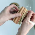 Natural Wooden Nailbrush for Gentle Cleaning and Care