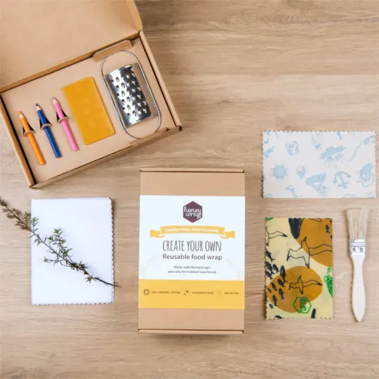 Create Your Own Beeswax Wraps Starter Kit - Honeywrap