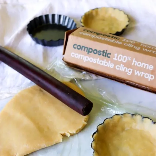 Home Compostable Cling Wrap - Eco-Friendly 30m Roll