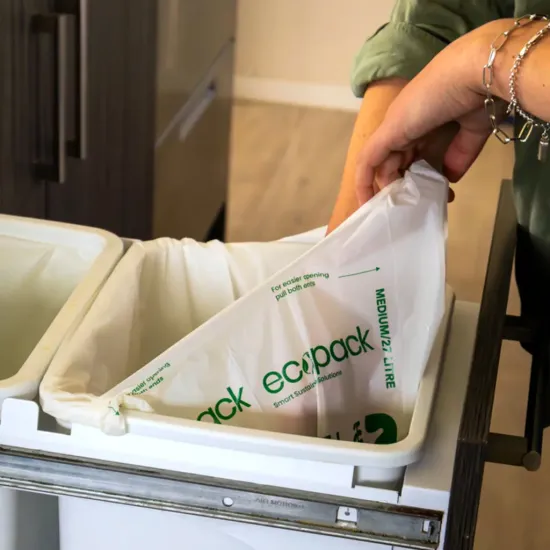 Compostable Bin Liners 27L - Eco-Friendly Waste Solution