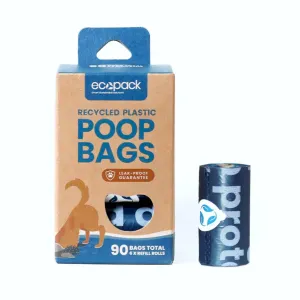 Eco-Friendly Dog Poop Bags - 90 Recycled Ocean Plastic