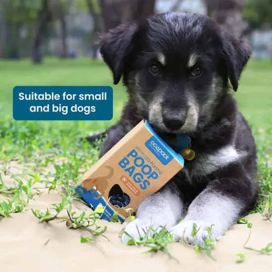 Eco-Friendly Dog Poop Bags - 90 Recycled Ocean Plastic