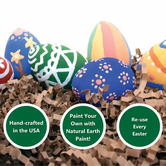 Wooden Eggs Craft Kit - Fun DIY Project for All Ages