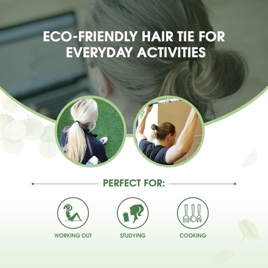 Organic & Biodegradable Hair Ties - Eco-Friendly Style