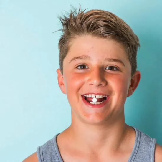 Soft Mint Tooth Tablets. Fluoride-Free Nano-Hydroxyapatite Toothpaste Tablets