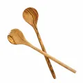 Olive Wood Spoon Oval 30cm - Elegant Kitchen Essential