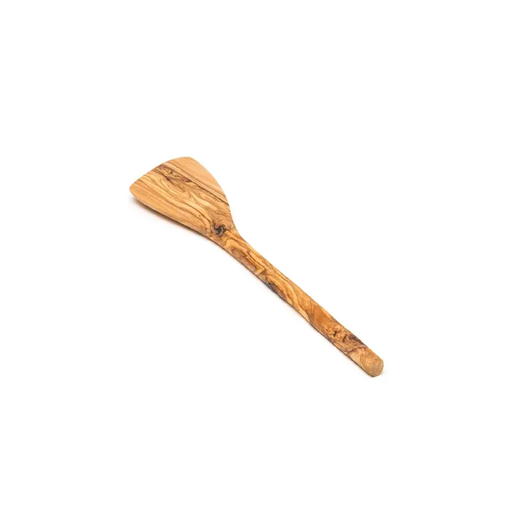 Olive Wood Spoon Oval 30cm - Elegant Kitchen Essential