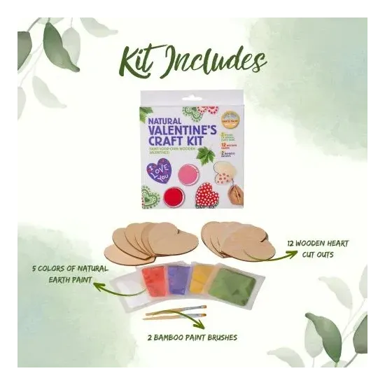 Natural Valentine’s Craft Kit