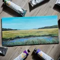 Natural Acrylik Paint 4-Colour Box Set, Plant-Based Non-Toxic