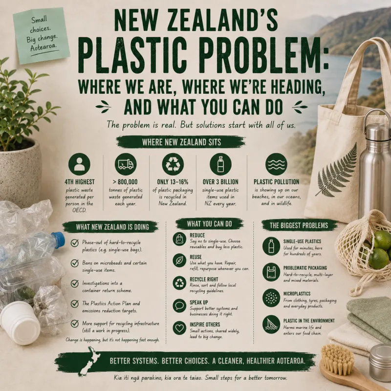New Zealand's Plastic Problem: Where We Are, Where We're Heading, and What You Can Do