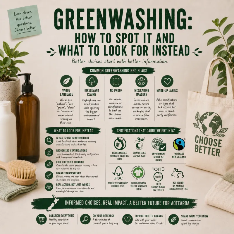 Greenwashing: How to Spot It and What to Look for Instead