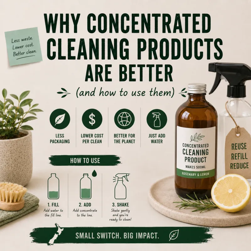 Why Concentrated Cleaning Products Are Better (and How to Use Them)