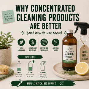 Why Concentrated Cleaning Products Are Better (and How to Use Them)