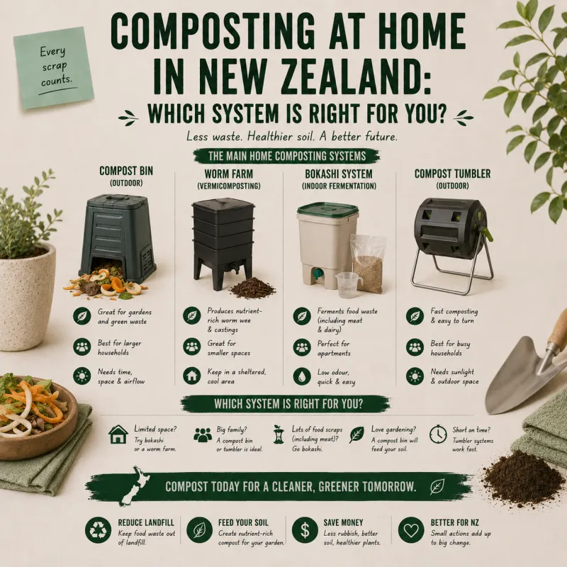 Composting at Home in New Zealand: Which System Is Right for You?